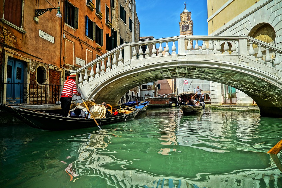 Bridge Sea Venice Italy Times Travel